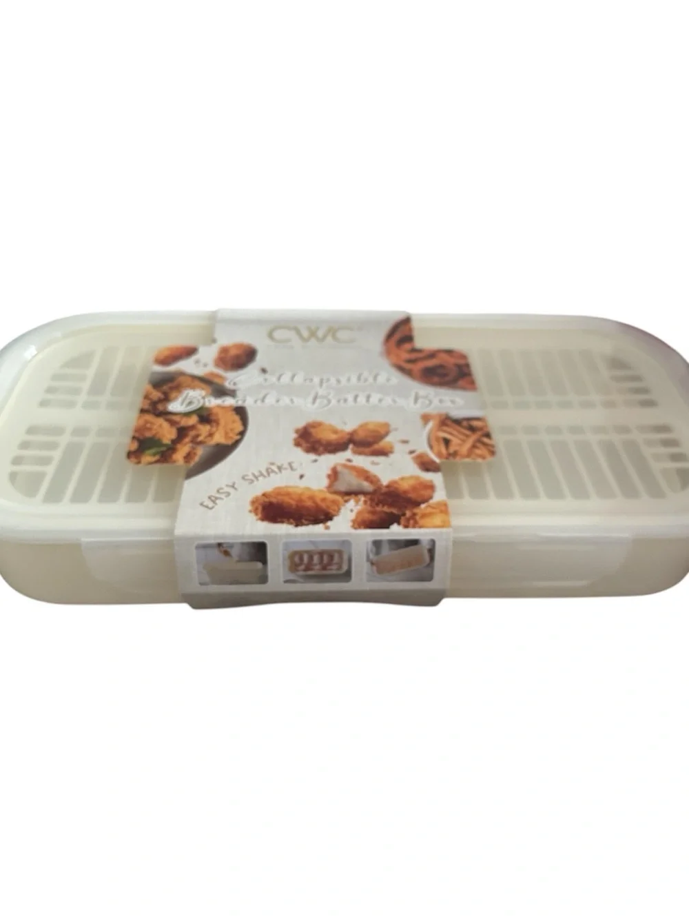 CWC Cream Breadcrumb Shaker Box - Easy Coating